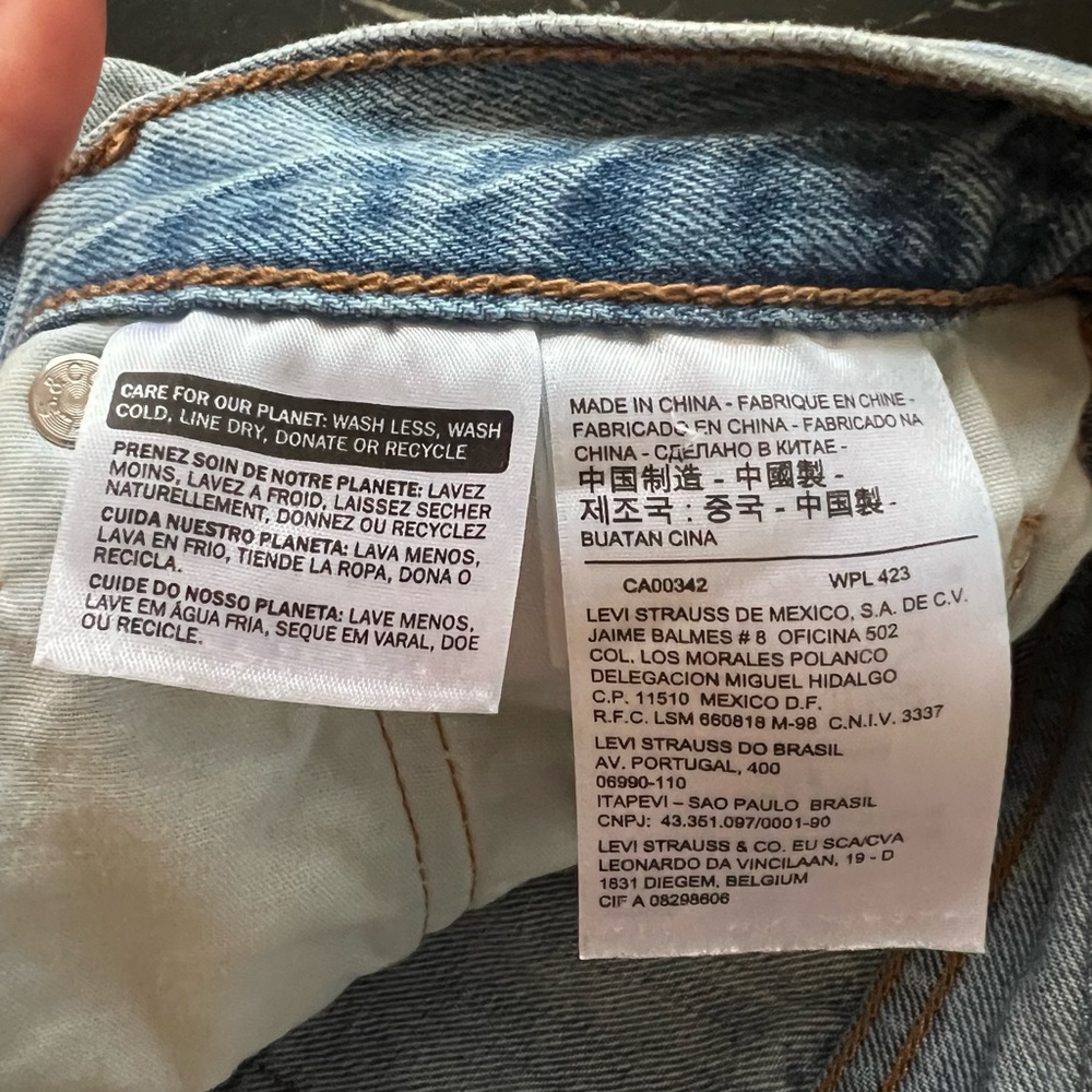 LEVI’S DENIM CUTOFFS - Picture 2 of 6